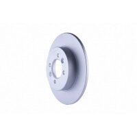 2 Brake Discs full Ø 66 mm 10.5 mm HELLA suitable for e.g. RENAULT LAGUNA