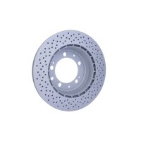 2 Brake Discs internally ventilated Ø 103 mm 24 mm HELLA for PORSCHE 911