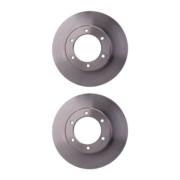 2 Brake Discs internally ventilated Ø 100 mm 20 mm HELLA for e.g. TOYOTA HILUX
