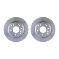 2 Brake Discs full Ø 70.3 mm 9 mm HELLA suitable...