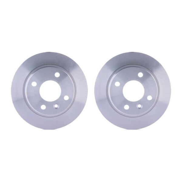 2 Bremsscheiben voll Ø 60 mm 9 mm HELLA passend für u.a. VOLVO 460