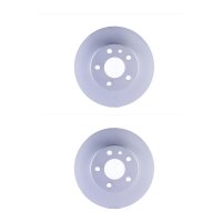 2 Brake Discs full Ø 59 mm 11 mm HELLA suitable...