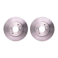 2 Brake Discs full Ø 64.2 mm 13 mm HELLA suitable...