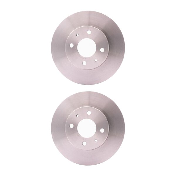 2 Brake Discs internally ventilated Ø 61 mm 18 mm HELLA for e.g. NISSAN ALMERA