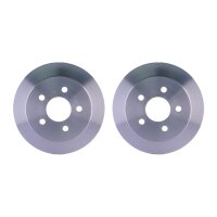 2 Brake Discs full Ø 70.7 mm 11 mm HELLA suitable...