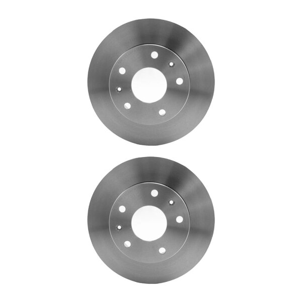 2 Brake Discs full Ø 66.2 mm 14 mm HELLA for e.g. LAND ROVER FREELANDER