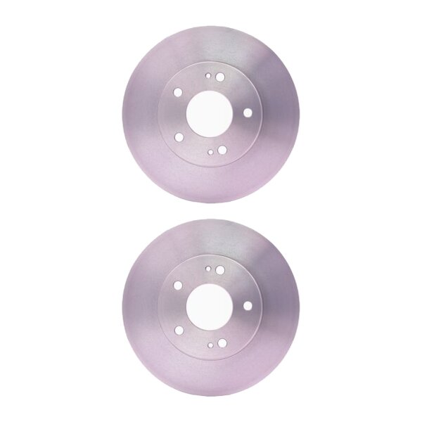 2 Brake Discs ventilated Ø 69 mm 24 mm HELLA for e.g. MITSUBISHI SPACE