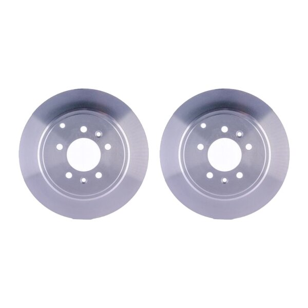 2 Brake Discs full Ø 71 mm 10 mm HELLA suitable for PEUGEOT 607