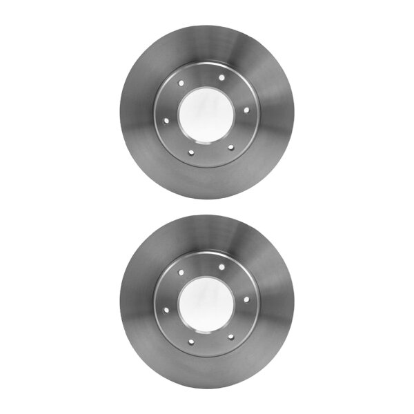 2 Brake Discs internally ventilated Ø 84 mm 28 mm HELLA for e.g. TOYOTA HIACE