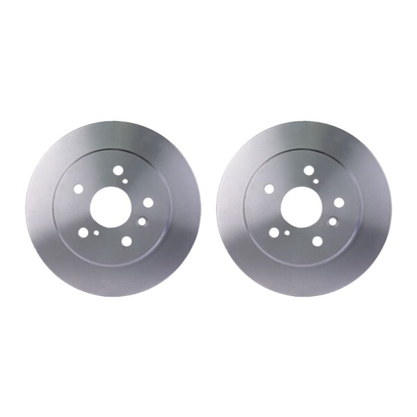 2 Bremsscheiben voll Ø 62 mm 10 mm HELLA passend für u.a. TOYOTA CAMRY