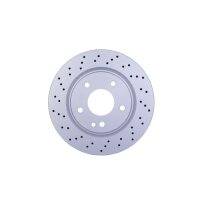 2 Brake Discs perforated Ø 67 mm 22 mm HELLA fits...