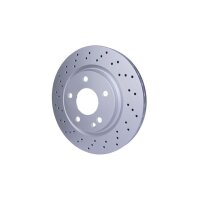 2 Bremsscheiben gelocht Ø 67 mm 22 mm HELLA passend für MB A-KLASSE