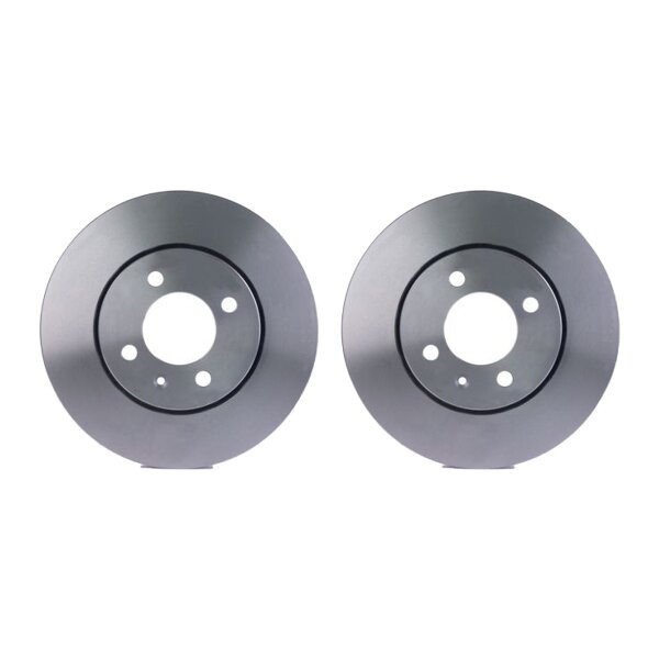 2 Brake Discs externally ventilated Ø 65 mm 25 mm HELLA for e.g. VW LUPO