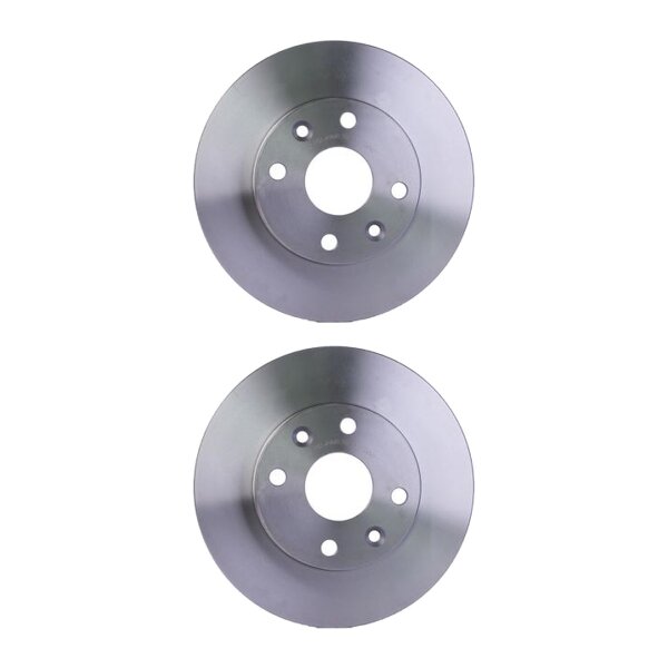 2 Brake Discs internally ventilated Ø 55 mm 22 mm HELLA for e.g. KIA RIO