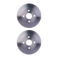 2 Brake Discs full Ø 55 mm 10 mm HELLA suitable...