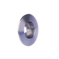 2 Brake Discs full Ø 55 mm 10 mm HELLA suitable for e.g. TOYOTA COROLLA