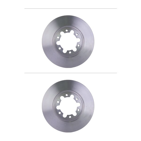 2 Brake Discs internally ventilated Ø 93 mm 24 mm HELLA for e.g. MAZDA B-SERIES