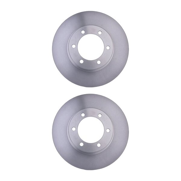 2 Brake Discs internally ventilated Ø 108 mm 28 mm HELLA for TOYOTA LAND