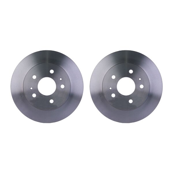 2 Brake Discs full Ø 66.5 mm 16 mm HELLA for DAIHATSU TERIOS