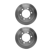 2 Brake Discs full Ø 105.6 mm 10.4 mm HELLA for...