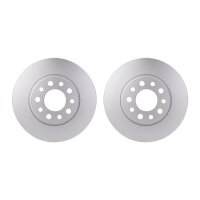 2 Brake Discs full Ø 70 mm 12 mm HELLA suitable...