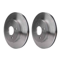 2 Brake Discs internally ventilated Ø 61 mm 20 mm...