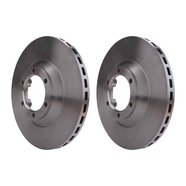 2 Bremsscheiben innenbelüftet Ø 87 mm 22 mm HELLA für u.a. MITSUBISHI GALLOPER