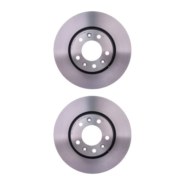 2 Bremsscheiben innenbelüftet Ø 71 mm 28 mm HELLA für u.a. PEUGEOT EXPERT