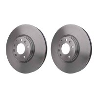 2 Brake Discs internally ventilated Ø 72 mm 25 mm...