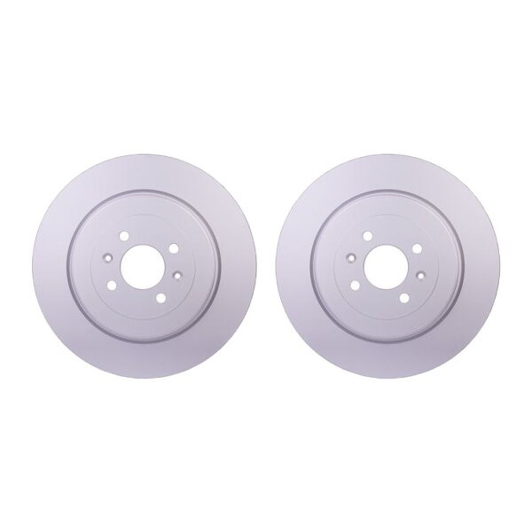 2 Brake Discs internally ventilated Ø 58 mm 24 mm HELLA suitable for e.g. MG TF