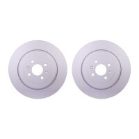 2 Brake Discs internally ventilated Ø 58 mm 24 mm...