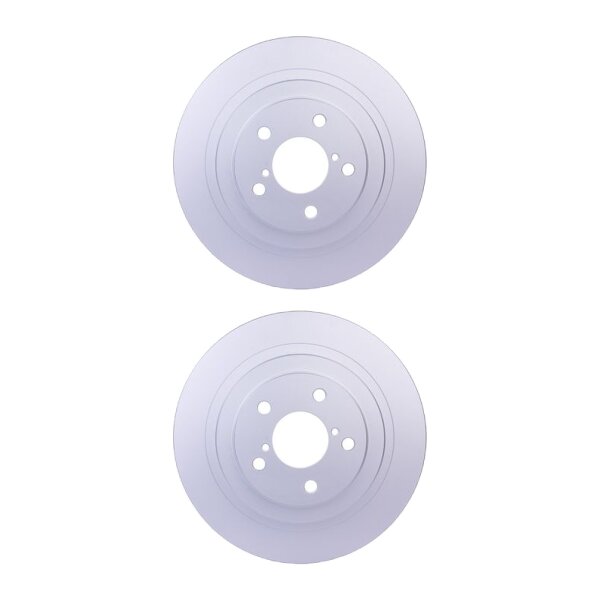 2 Brake Discs internally ventilated Ø 58 mm 18 mm HELLA for SUBARU IMPREZA