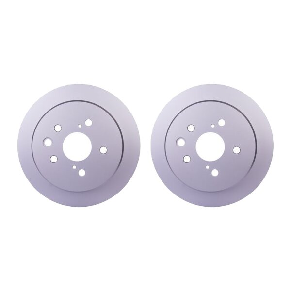2 Bremsscheiben voll Ø 62 mm 10 mm HELLA passend für u.a. LEXUS IS