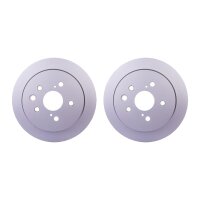 2 Bremsscheiben voll Ø 62 mm 10 mm HELLA passend...