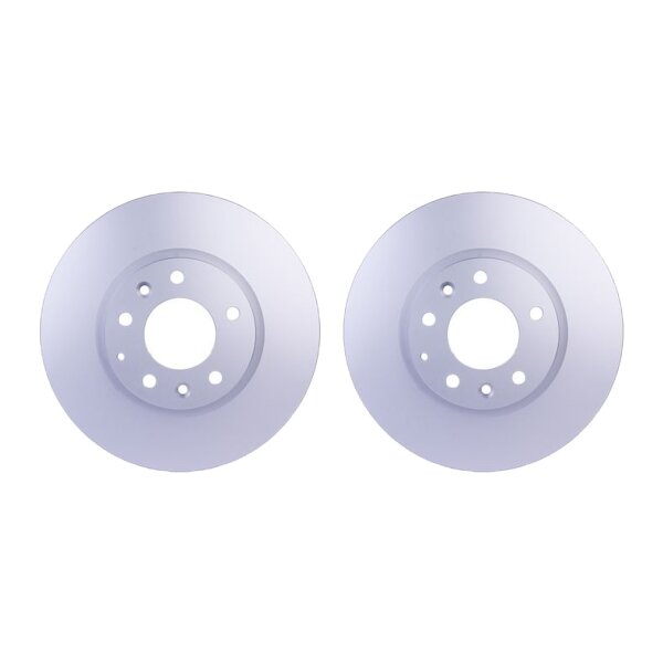 2 Brake Discs internally ventilated Ø 72 mm 28 mm HELLA fits MAZDA CX-7