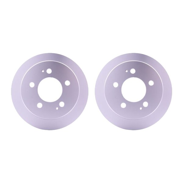 2 Bremsscheiben voll Ø 85,6 mm 10 mm HELLA passend für u.a. SSANGYONG KYRON