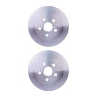 2 Brake Discs full Ø 59 mm 9 mm HELLA suitable for...