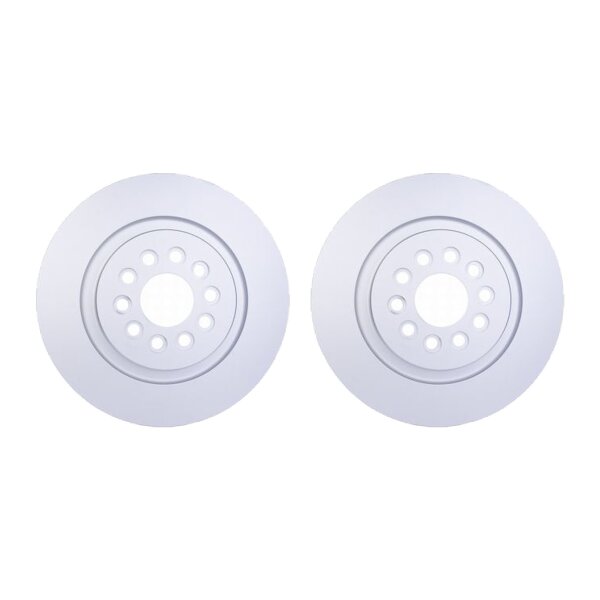 2 Brake Discs full Ø 64.5 mm 15 mm HELLA suitable for JAGUAR S-TYPE and others