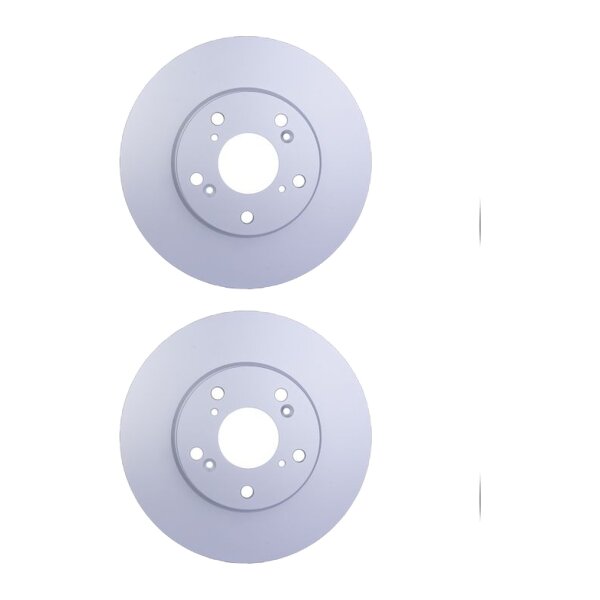 2 Brake Discs internally ventilated Ø 64.2 mm 23 mm HELLA for HONDA ACCORD