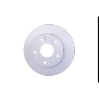 2 Brake Discs full Ø 64.2 mm 9.1 mm HELLA suitable...