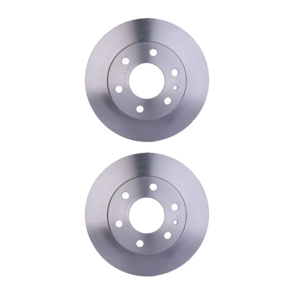 2 Brake Discs full Ø 76 mm 16 mm HELLA suitable for e.g. IVECO DAILY