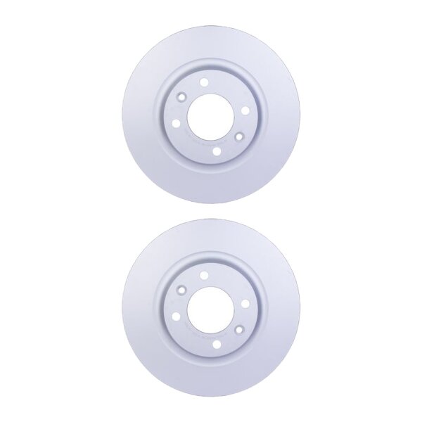 2 Bremsscheiben voll Ø 71,1 mm 12 mm HELLA passend für u.a. CITROËN DS4