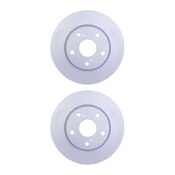 2 Brake Discs internally ventilated Ø 62 mm 25 mm HELLA fits LEXUS HS