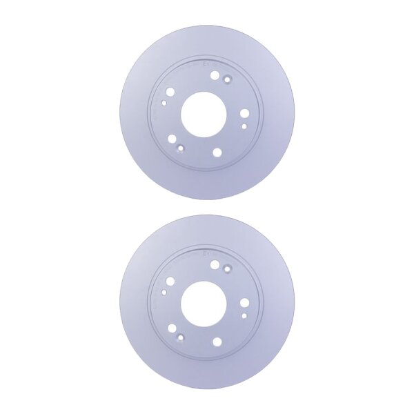 2 Brake Discs full Ø 64,2 mm 9 mm HELLA suitable for HONDA CR-Z