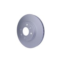 2 Brake Discs internally ventilated Ø 62.2 mm 22 mm HELLA for e.g. KIA RIO