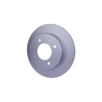 2 Brake Discs full Ø 76 mm 10 mm HELLA suitable for e.g. HYUNDAI ELANTRA