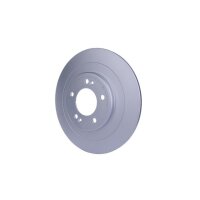 2 Brake Discs full Ø 76 mm 10 mm HELLA suitable for e.g. HYUNDAI i40