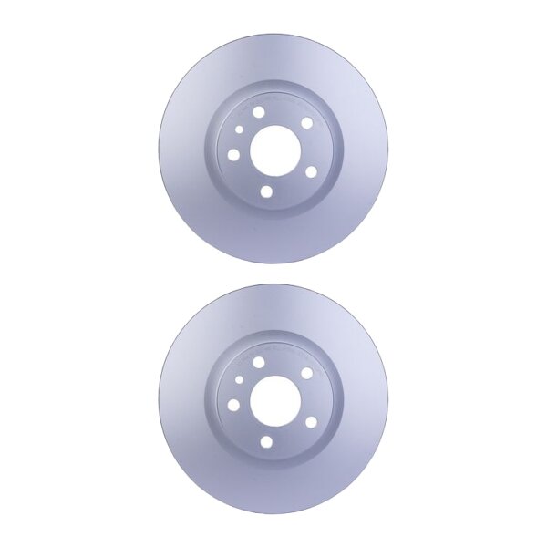 2 Brake Discs internally ventilated Ø 59 mm 22 mm HELLA suitable for FIAT 500L