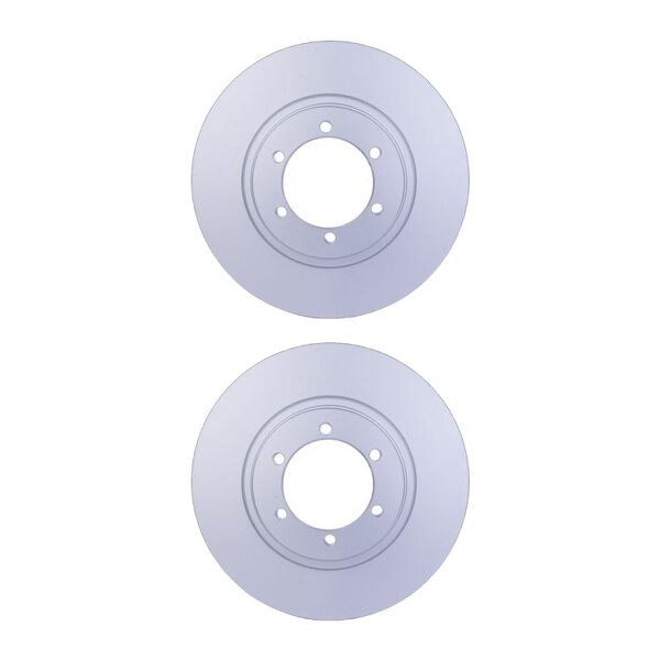 2 Brake Discs internally ventilated Ø 87 mm 27 mm HELLA for HYUNDAI TERRACAN