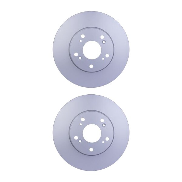2 Brake Discs internally ventilated Ø 64.2 mm 25 mm HELLA for HONDA ACCORD